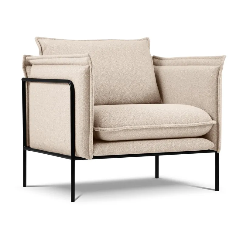 Oferta Beżowy fotel Interieurs 86 Andrea Bonami