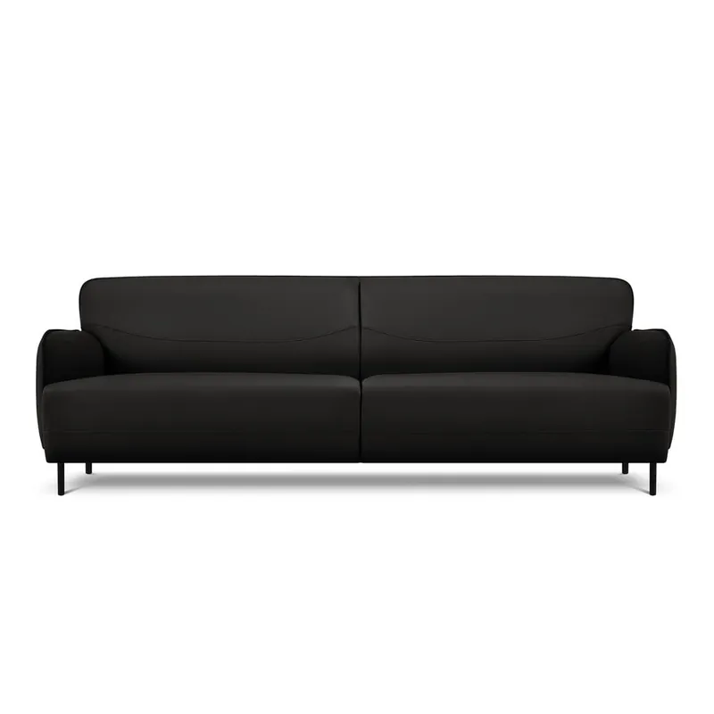 Dodaj do koszyka Czarna skórzana sofa Windsor & Co Sofas Neso, 235x90 cm Bonami