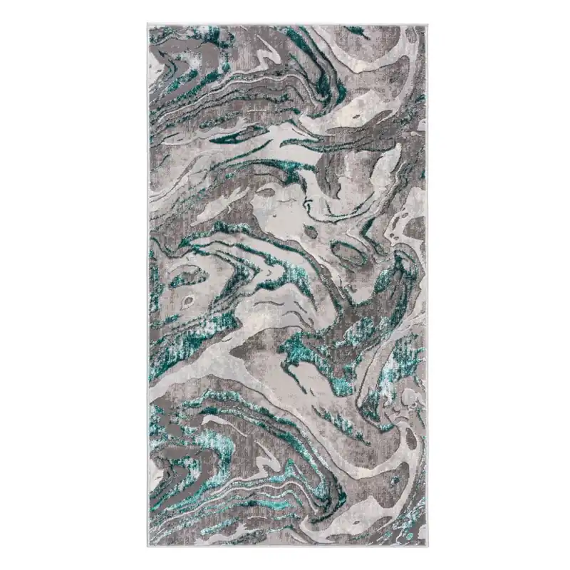 Szaro-turkusowy dywan 240x340 cm Marbled – Flair Rugs Bonami Cena promocyjna