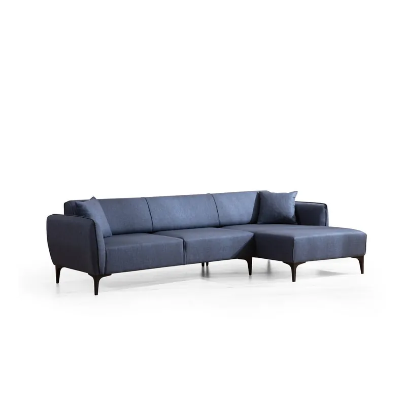 Zamów dziś Niebieska sofa narożna Belissimo, prawy narożnik – Balcab Home Bonami