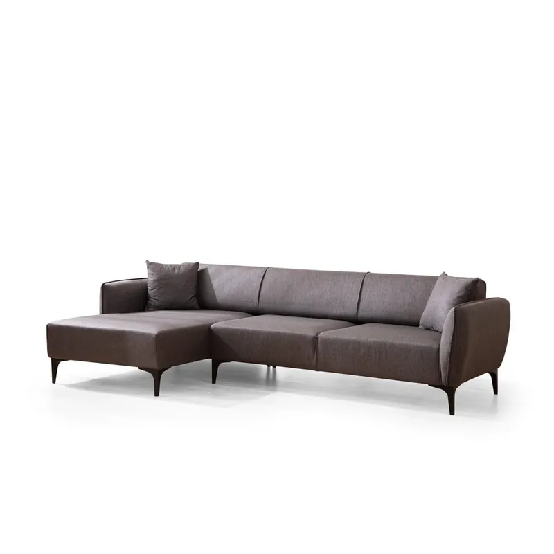 Ciemnoszara sofa narożna Belissimo, narożnik lewy – Balcab Home Bonami Kup online