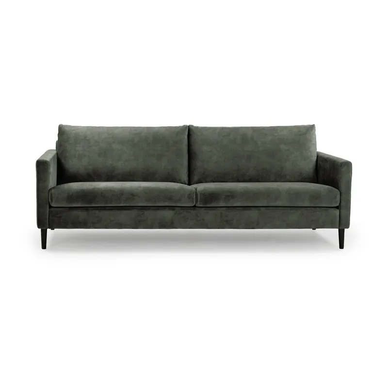 Darmowy zwrot Zielonoszara sofa z aksamitnym obiciem Scandic Adagio, szer. 220 cm Bonami