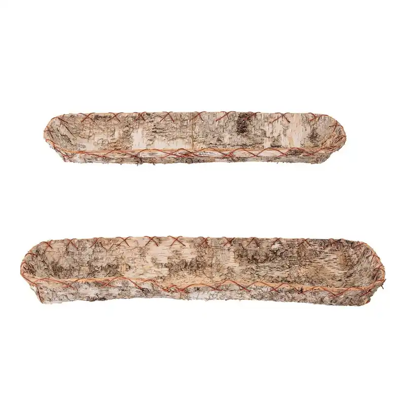 Sprawdź teraz Tace dekoracyjne zestaw 2 szt. 25x80 cm Pepe – Bloomingville Bonami