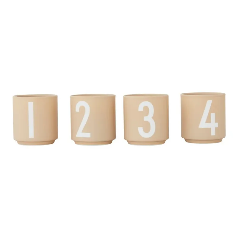 Porcelanowe świeczniki zestaw 4 szt. Mini – Design Letters Bonami Bezpieczne zakupy