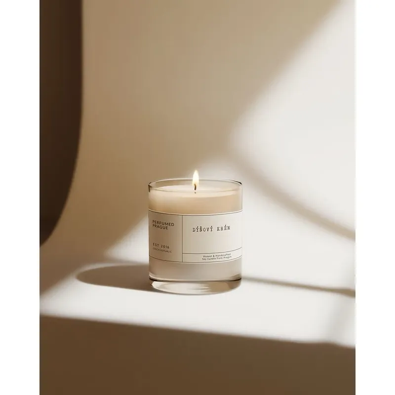 Zapachowa sojowa świeca czas palenia 40 h 73 Pumpkin Cream – Perfumed Prague Bonami Promocja