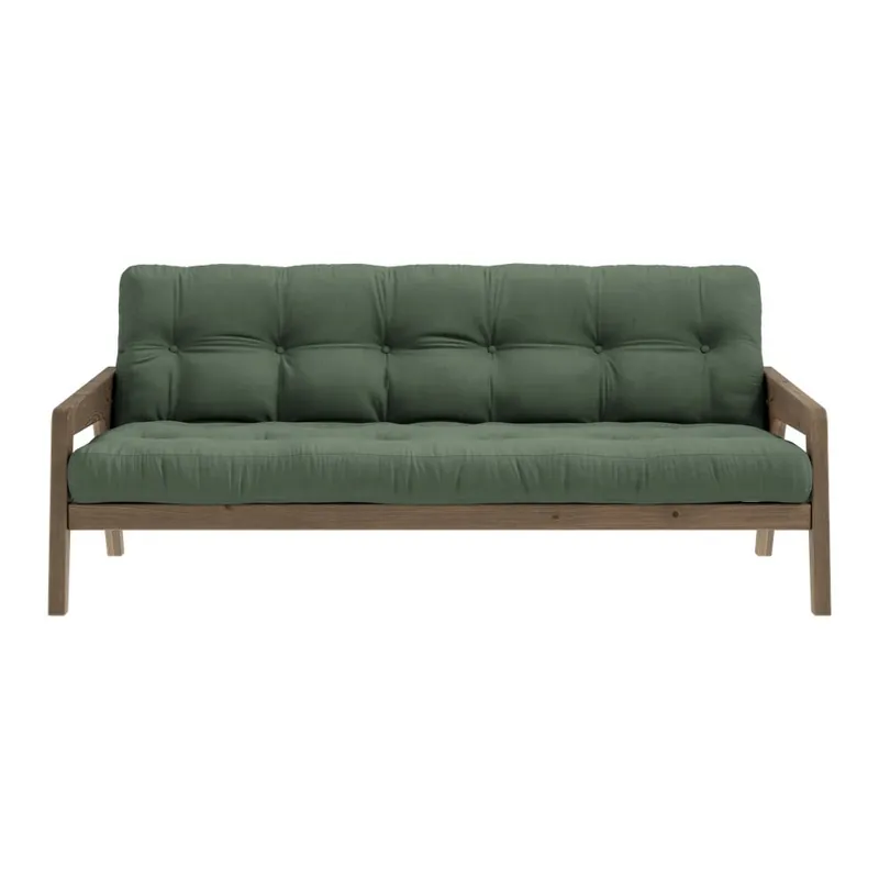 Oferta Zielona rozkładana sofa 204 cm Grab – Karup Design Bonami