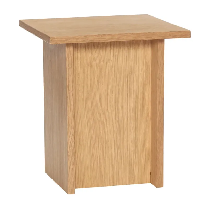 Dodaj do koszyka Stolik w dekorze dębu 35x35 cm Straight – Hübsch Bonami