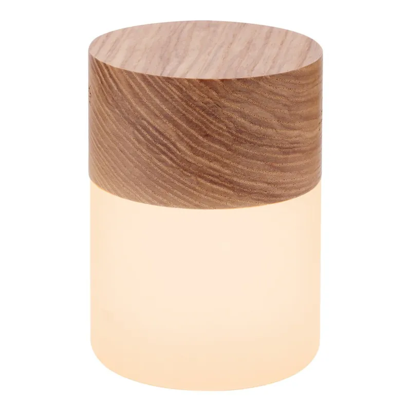 Naturalna lampa stołowa ze ściemniaczem i szklanym kloszem (wys. 10,5 cm) Lemelia – Gingko Bonami Szybka wysyłka