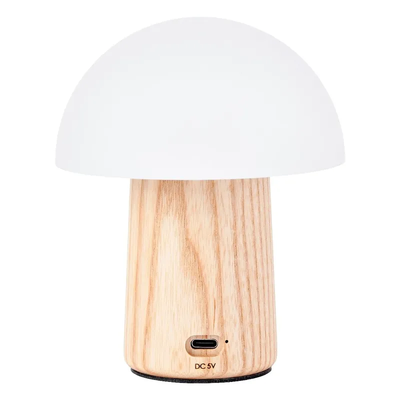 Naturalna lampa stołowa ze ściemniaczem i szklanym kloszem (wys. 13 cm) Alice – Gingko Bonami Nie przegap