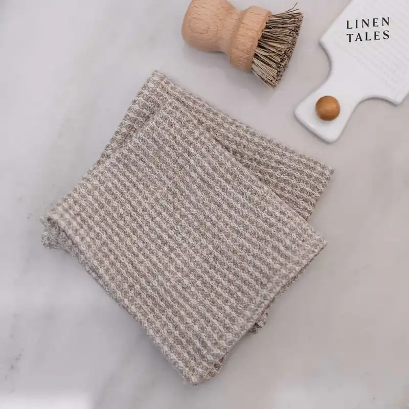 Lniane ścierki zestaw 2 szt. 26x26 cm – Linen Tales Bonami Promocja