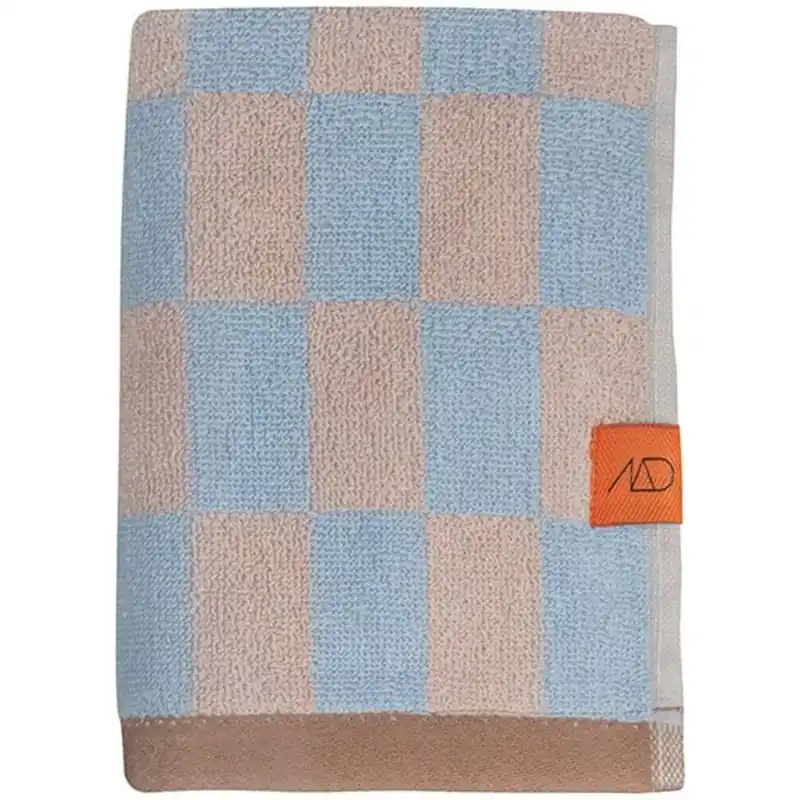 Nie przegap Niebiesko-różowy ręcznik z bawełny organicznej 50x90 cm Retro – Mette Ditmer Denmark Bonami