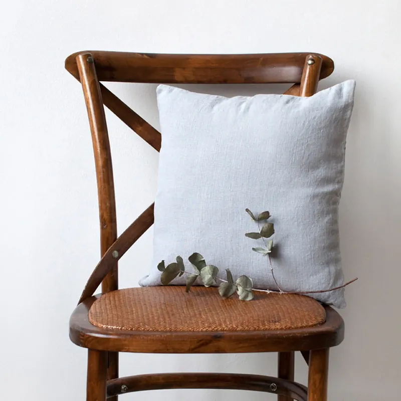 Lniana poszewka na poduszkę 50x50 cm Light Grey – Linen Tales Bonami Hit sprzedaży