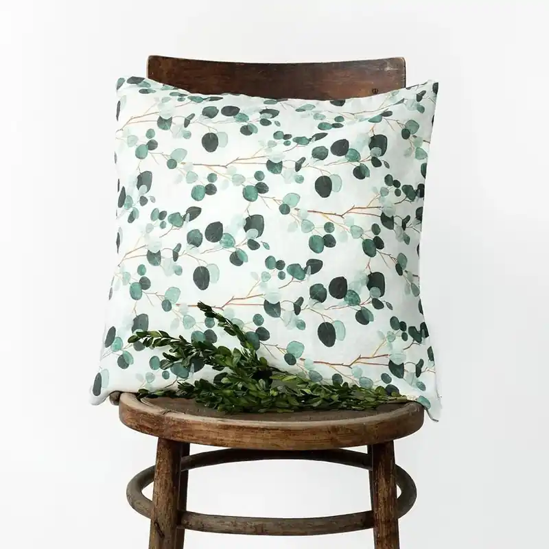 Lniana poszewka na poduszkę 40x40 cm Eucalyptus – Linen Tales Bonami Kup teraz