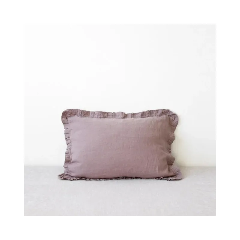 Oferta czasowa Lniana poszewka na poduszkę 65x65 cm Ashes of Roses – Linen Tales Bonami