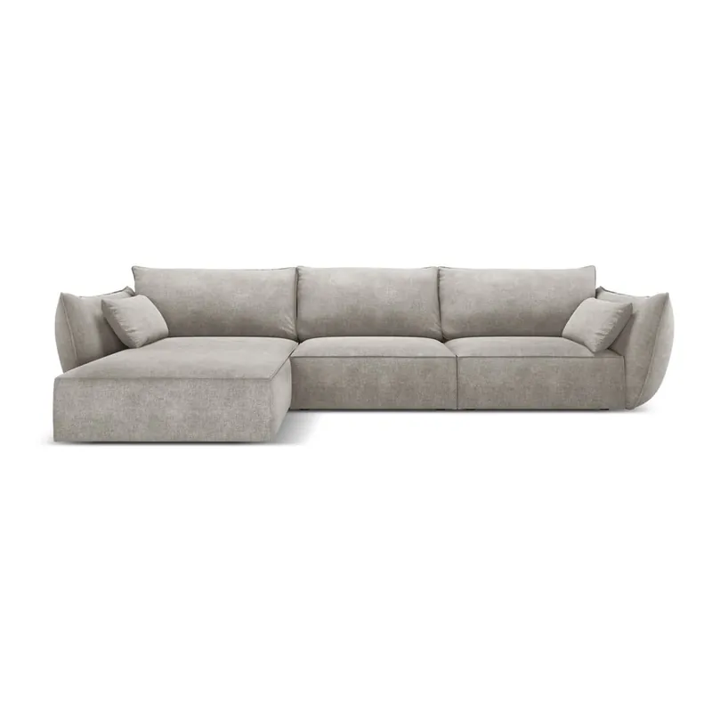Jasnoszary narożnik (lewostronny) Vanda – Mazzini Sofas Bonami Dostępne od ręki