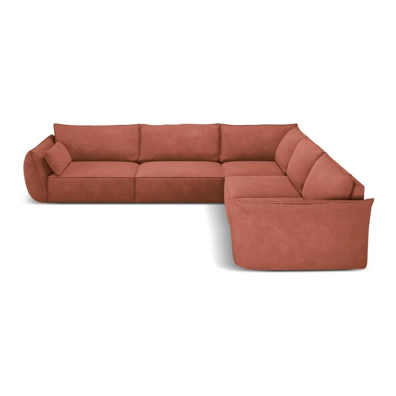 Czerwony narożnik (róg zmienny) Vanda – Mazzini Sofas Bonami Szybka wysyłka