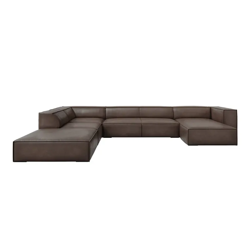 Brązowy skórzany narożnik (lewostronny) Madame – Windsor & Co Sofas Bonami Zniżka