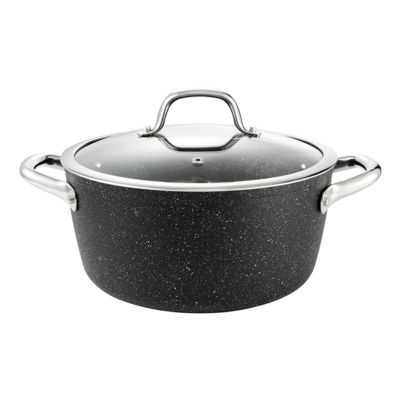 Garnek aluminiowy odpowiedni na indukcję z pokrywkę 4.5 l President – Tescoma Bonami Bezpieczne zakupy