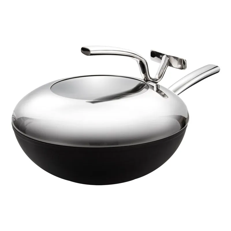Kup online Patelnia wok z pokrywką ø 30 cm President – Tescoma Bonami