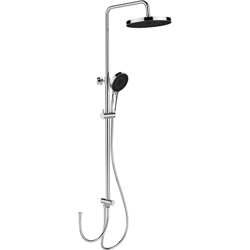 Szybka dostawa Zestaw prysznicowy ze stali nierdzewnej w kolorze błyszczącego srebra 120 cm Soft Water – Wenko Bonami