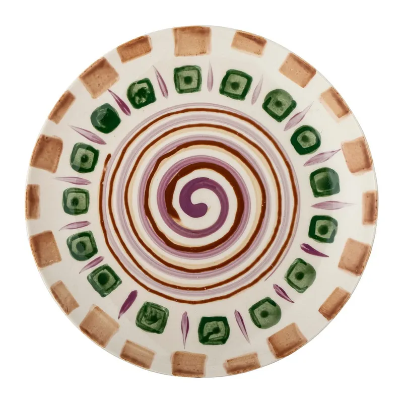 Zielony/brązowy kamionkowy talerz deserowy ø 20,5 cm Shama – Bloomingville Bonami Kup online