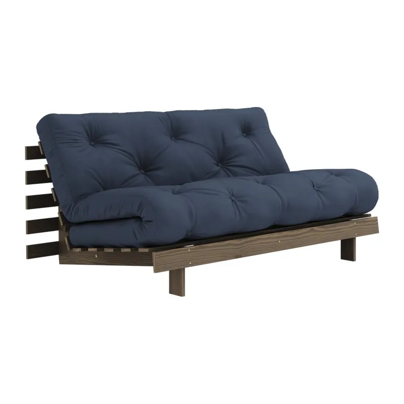 Ciemnoniebieska rozkładana sofa 160 cm Roots – Karup Design Bonami Szybka dostawa