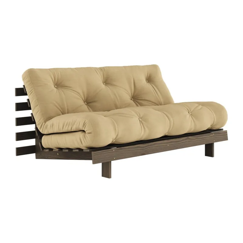 Promocja Musztardowobeżowa rozkładana sofa 160 cm Roots – Karup Design Bonami