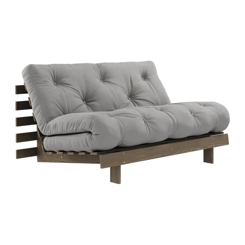 Bezpieczne zakupy Szara rozkładana sofa 140 cm Roots – Karup Design Bonami
