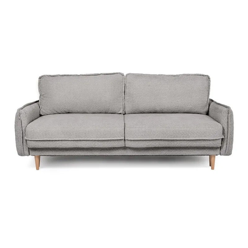 Szara rozkładana sofa z materiału bouclé 215 cm Patti – Bonami Selection Bonami Tani