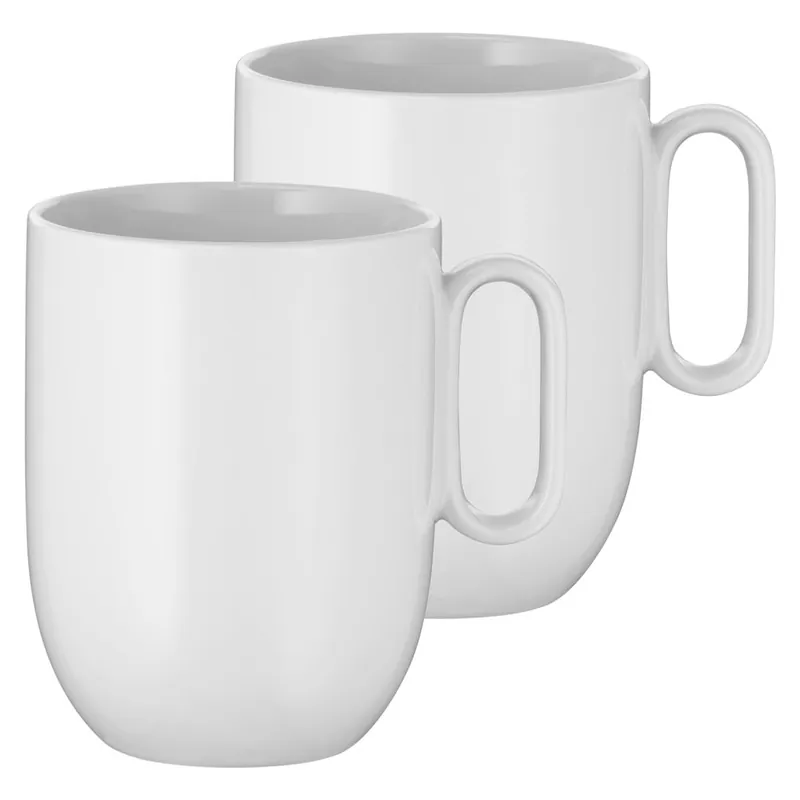 Zamów teraz Białe porcelanowe kubki zestaw 2 szt. 380 ml Barista – WMF Bonami