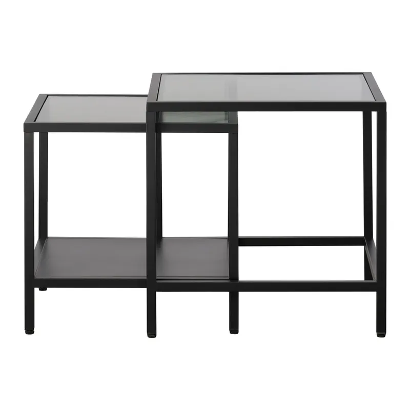 Szklane stoliki zestaw 2 szt. 50x50 cm Bronco – Unique Furniture Bonami Popularny