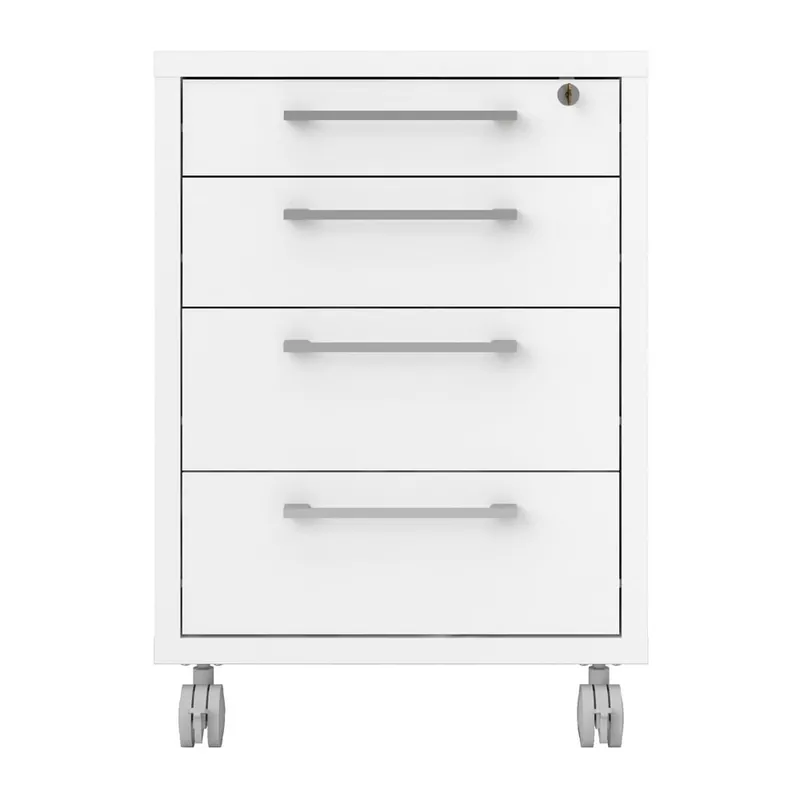 Kup teraz Biała szafka z zamkiem 48x68 cm Prima – Tvilum Bonami