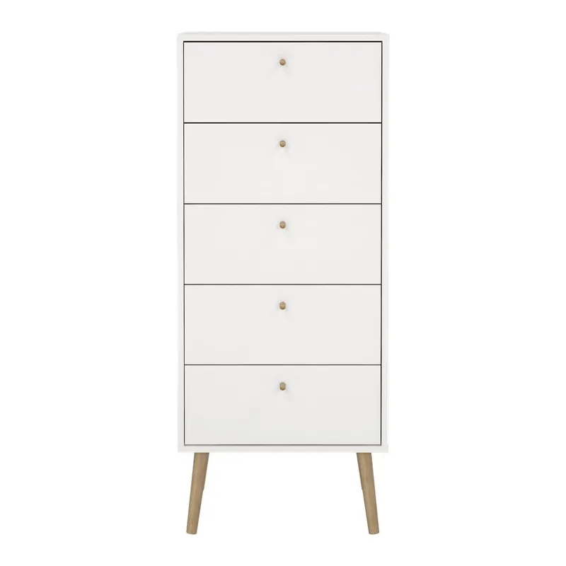 Biała wysoka komoda 50x120 cm Bodo – Tvilum Bonami Dodaj do koszyka