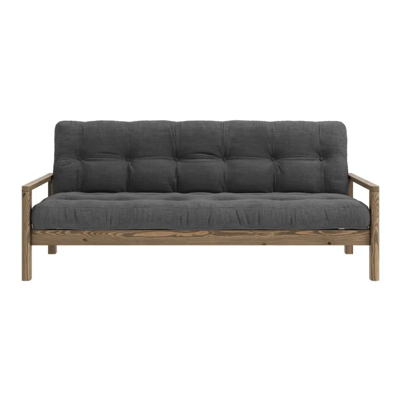 Antracytowa rozkładana sofa 205 cm Knob – Karup Design Bonami Niska cena