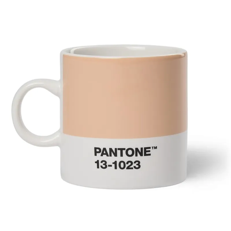 Oferta Pomarańczowy ceramiczny kubek na espresso 120 ml Peach Fuzz 13-1023 – Pantone Bonami