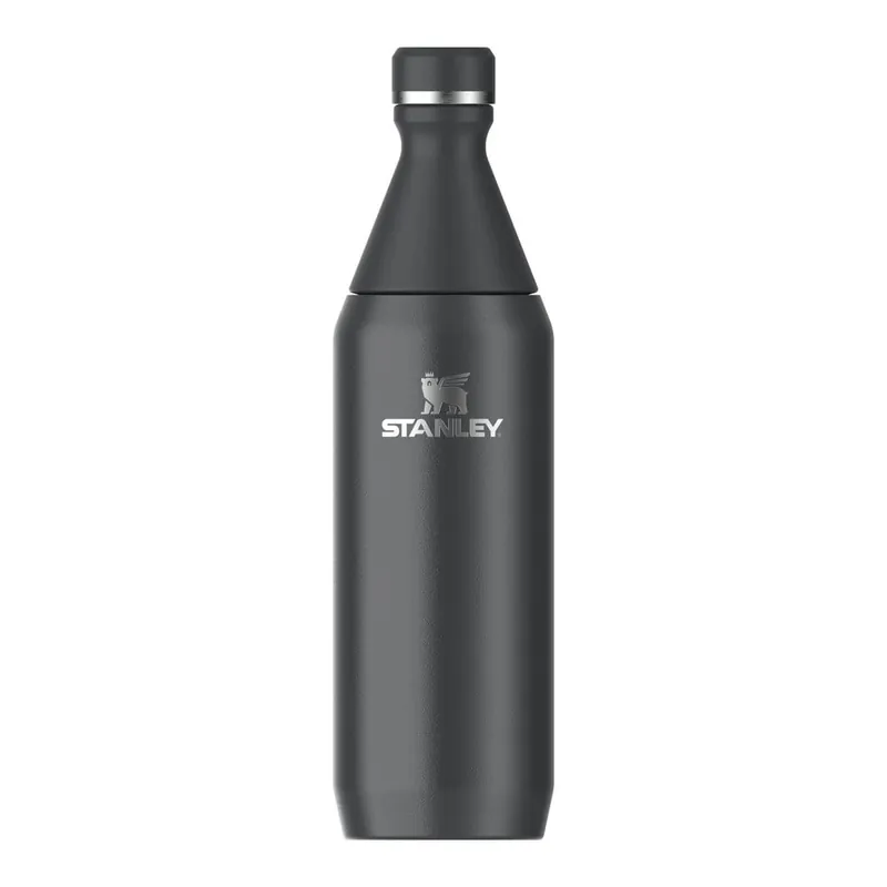 Czarna butelka termiczna ze stali nierdzewnej 600 ml All Day Slim Bottle Black – Stanley Bonami Niska cena