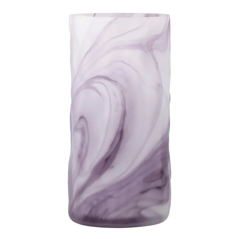 Dodaj do koszyka Fioletowy szklany ręcznie wykonany wazon (wysokość 24,5 cm) Moore – Bloomingville Bonami