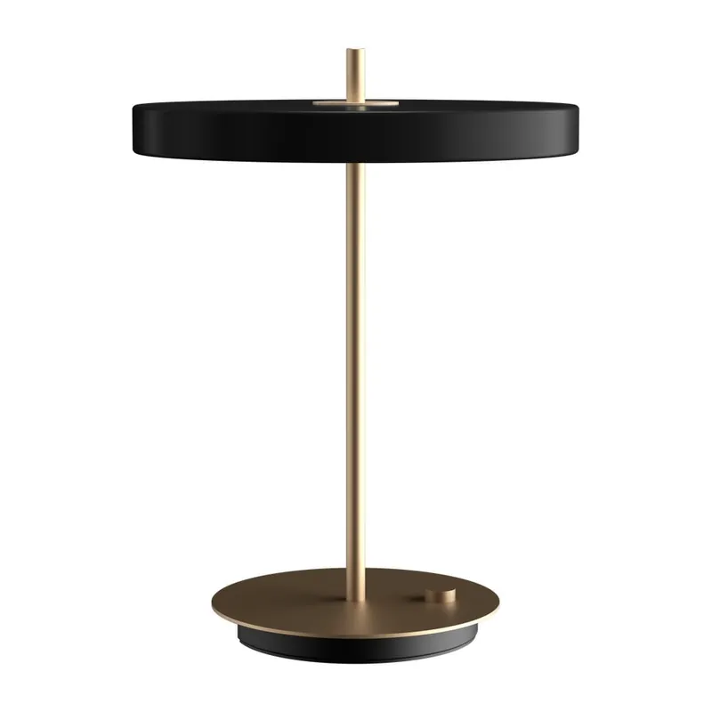 Czarna lampa stołowa LED ze ściemniaczem i metalowym kloszem (wysokość 41,5 cm) Asteria Table – UMAGE Bonami Zamów dziś
