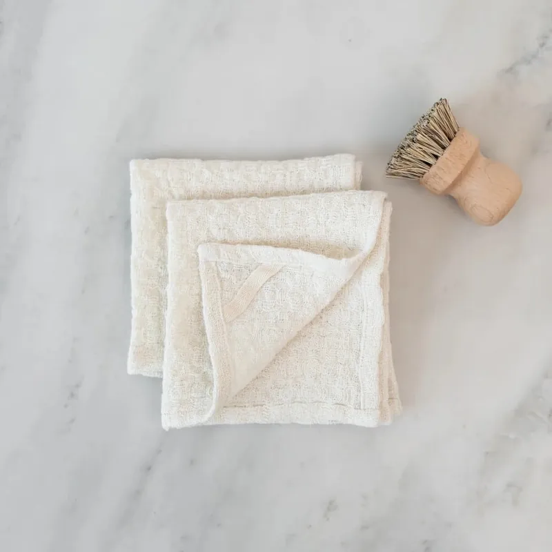 Lniane ścierki zestaw 2 szt. 26x26 cm Undyed – Linen Tales Bonami Nowy