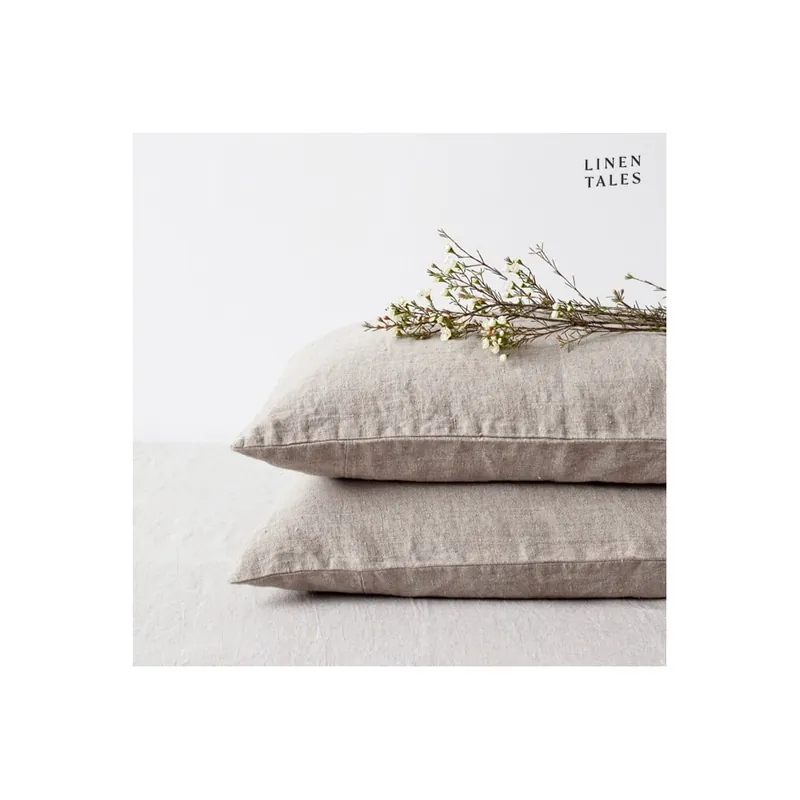 Lniana poszewka na poduszkę 70x90 cm Natural – Linen Tales Bonami Szybka dostawa