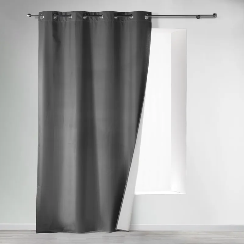 Bezpieczne zakupy Antracytowa zasłona termiczna 140x260 cm Icemount – douceur d‘intérieur Bonami