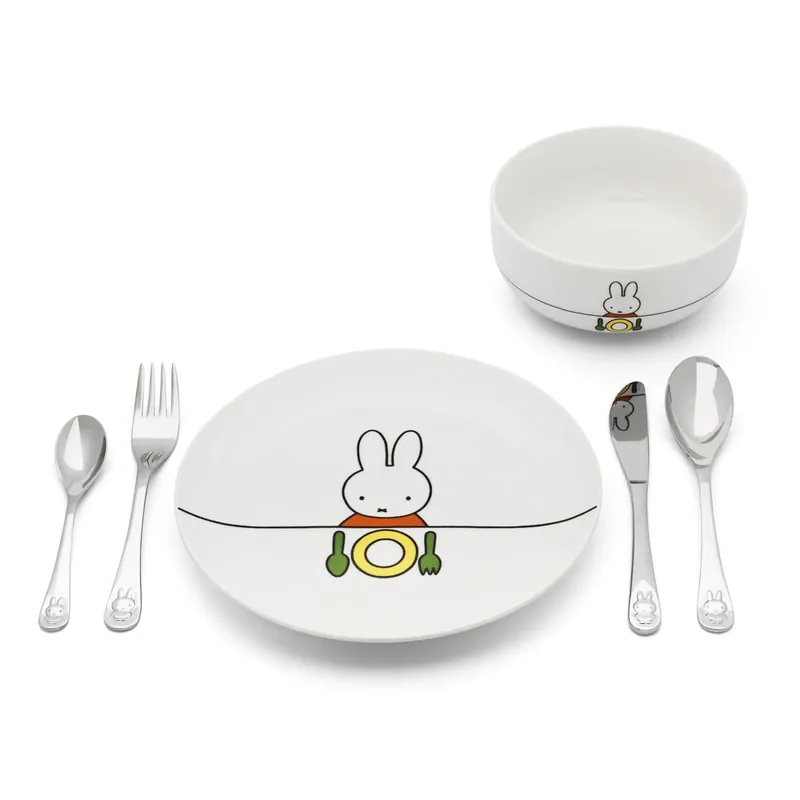 Łatwy zwrot Porcelanowy zestaw naczyń dla dzieci 6 szt. Miffy – Zilverstad Bonami