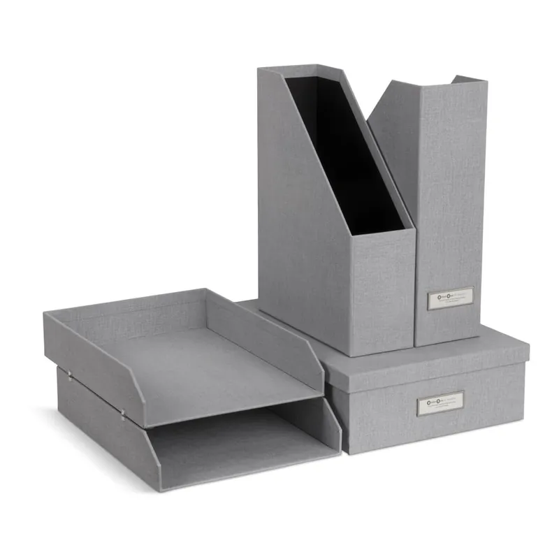 Kartonowe organizery na dokumenty zestaw 5 szt. Holger – Bigso Box of Sweden Bonami Super okazja