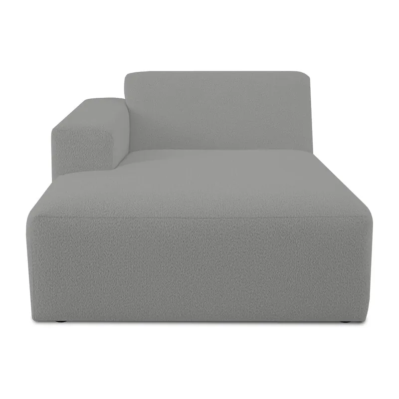 Szary moduł sofy z materiału bouclé (lewostronny) Roxy – Scandic Bonami Zamów teraz