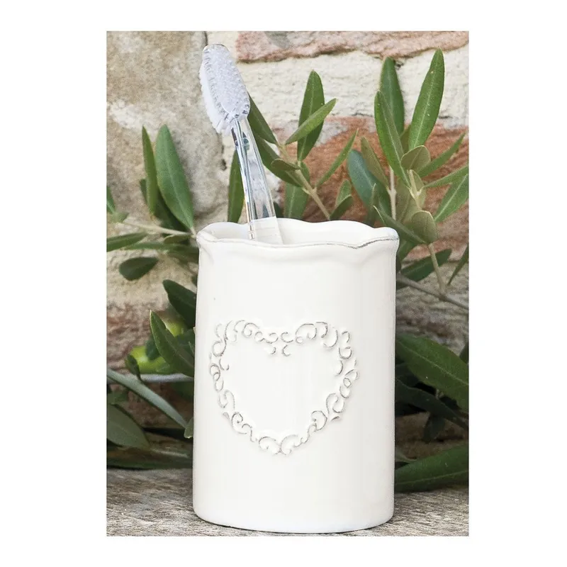Okazja Ceramiczny kubek na szczoteczki do zębów Cuore Bonami