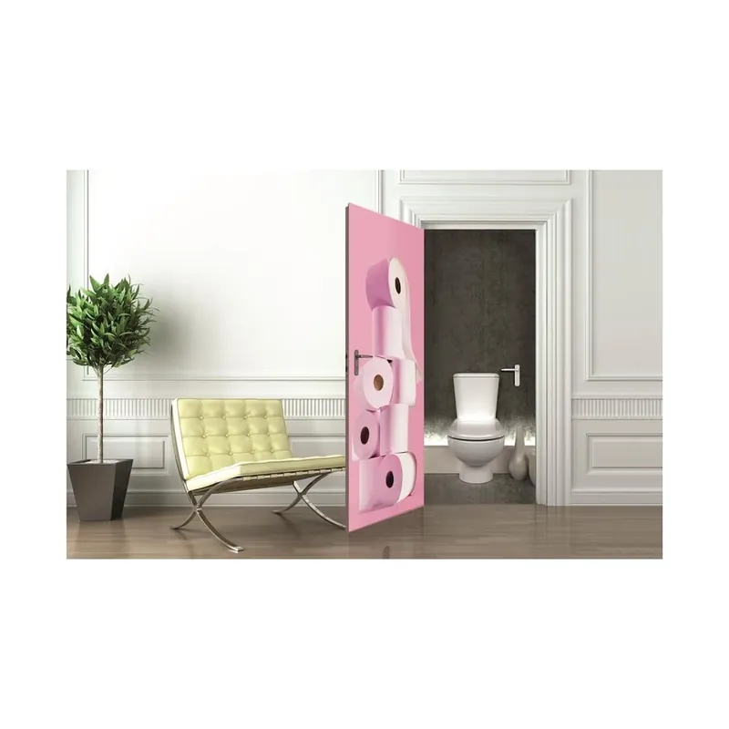 Rabat Tapeta na drzwi Toilet Paper, 95x210 cm Bonami