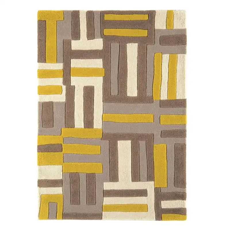 Wełniany dywan Matrix Code Yellow 160x230 cm Bonami Zamów teraz