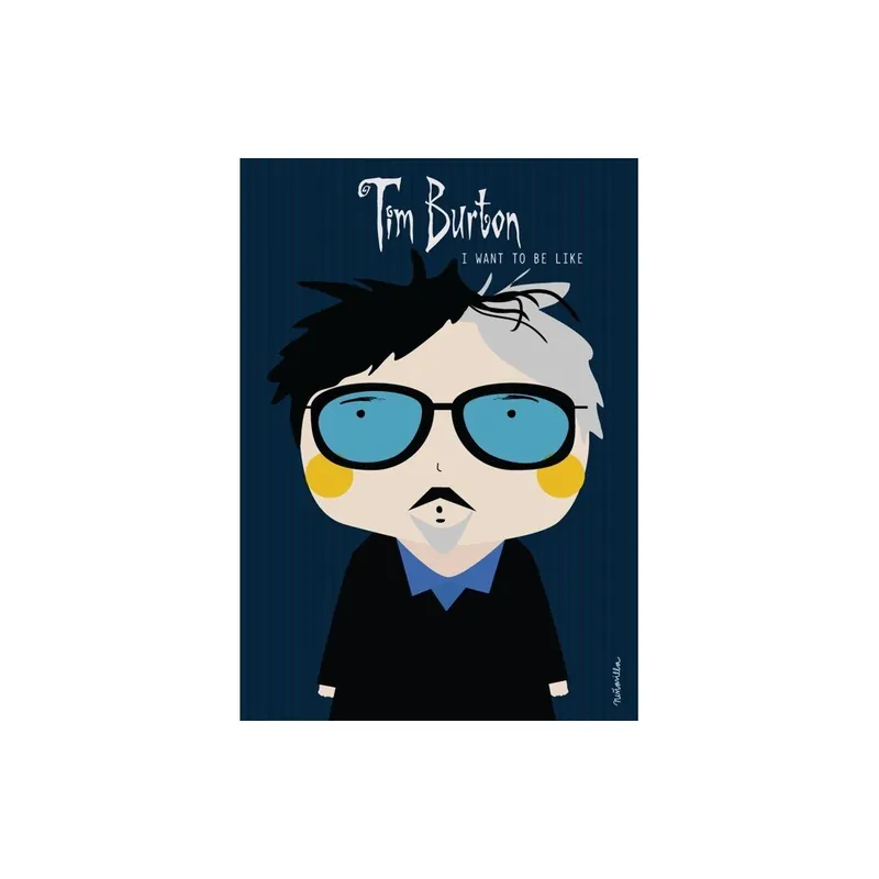 Ograniczona ilość Plakat I want to be like Tim Burton Bonami