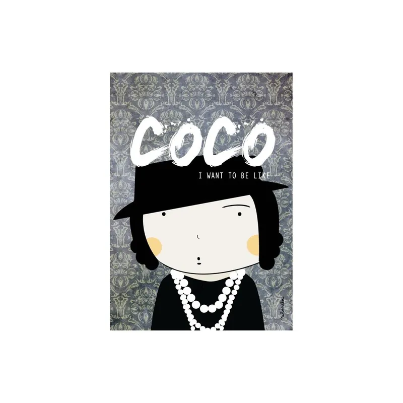 Okazja Plakat I want to be like Coco Bonami
