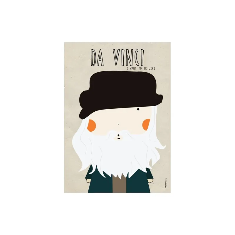 Plakat I want to be like Da Vinci Bonami Dodaj do koszyka